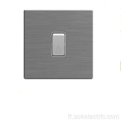 Interrupteur à petit bouton Interrupteurs de sonnette de porte à un seul groupe
